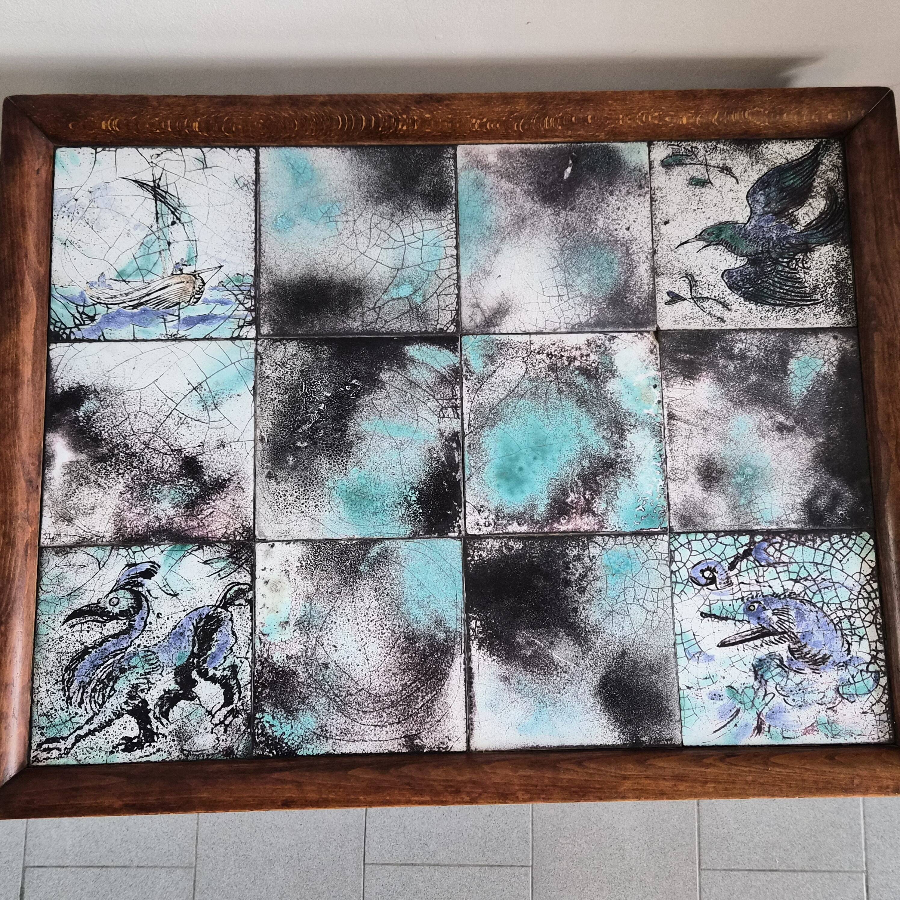 Scandinavian side table by Frits Henningsen 1940