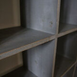 Bookcase locker vintage wooden shelf