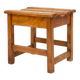 Tabouret industriel brutaliste en bois, Belgique vers 1920