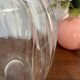 Pair of antique moulded crystal decanters (Baccarat style)