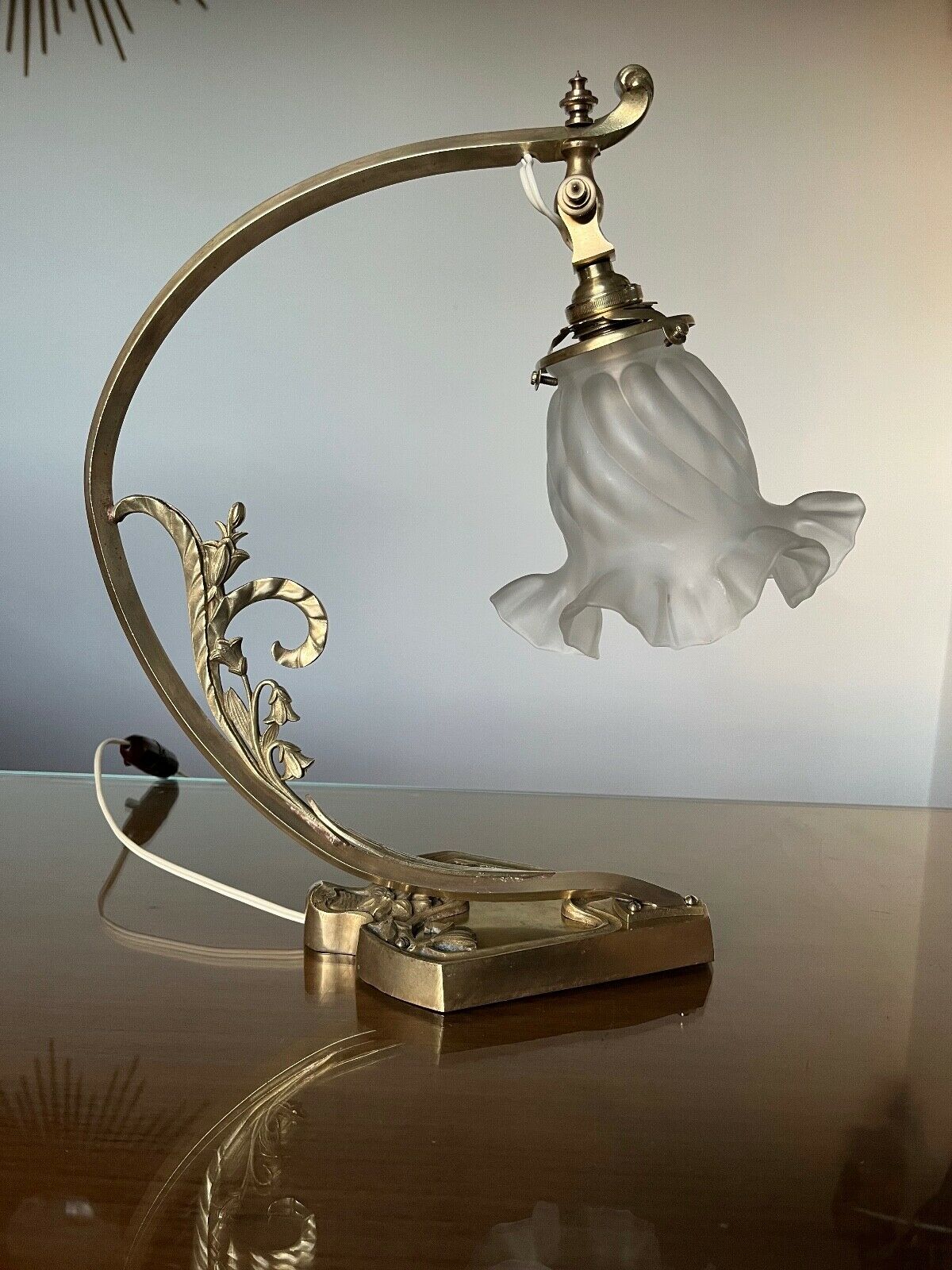 Art Nouveau bronze lamp 20 years