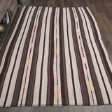 Vintage kilim rug for living room 189x259