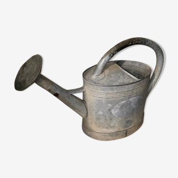 Old zinc watering can