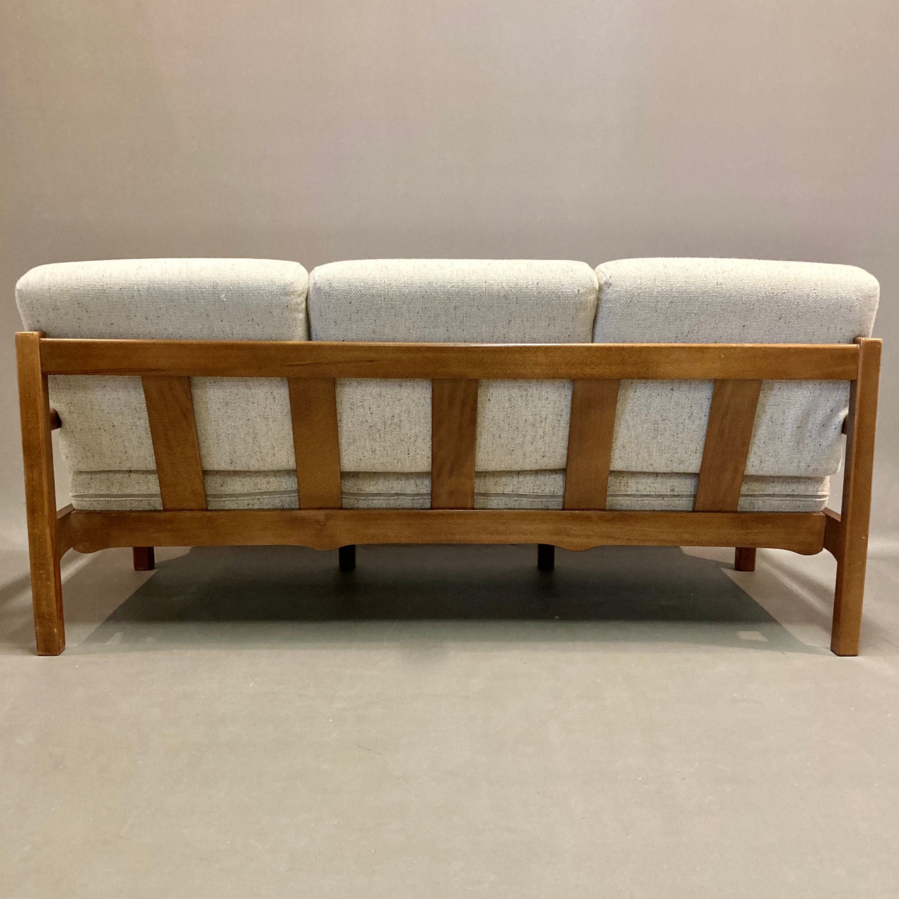 Sofa 3 places Scandinavian design 1950