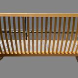 Scandinavian sofa 1970 teak and leather