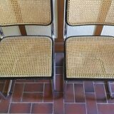Pair of chairs Cesca B32 vintage designed by Marcel Breuer