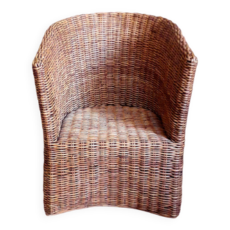 Rattan armchair