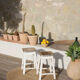 Paire de tabourets vintage