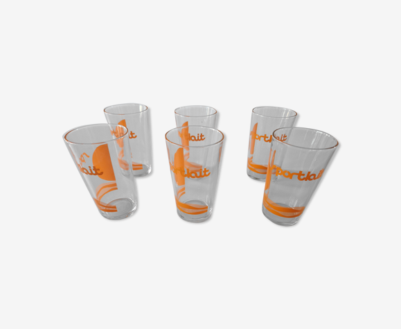 Set de 6 verres vintages par Sportlait