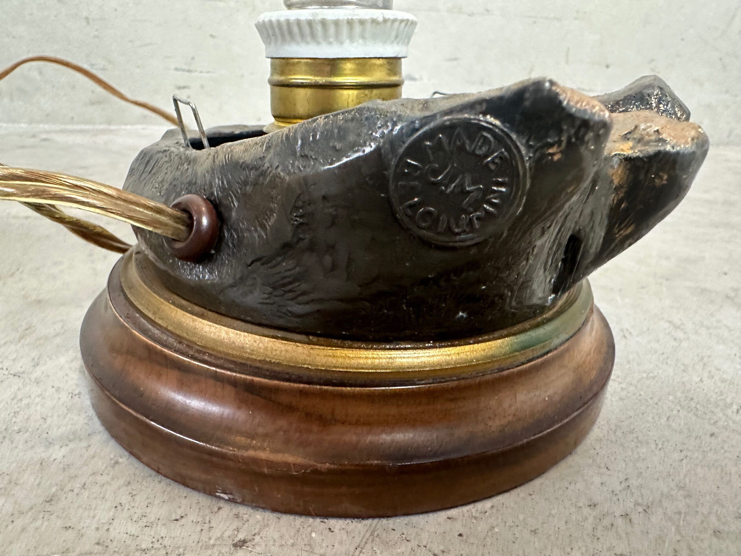 Art deco table lamp – J.M. Belgium