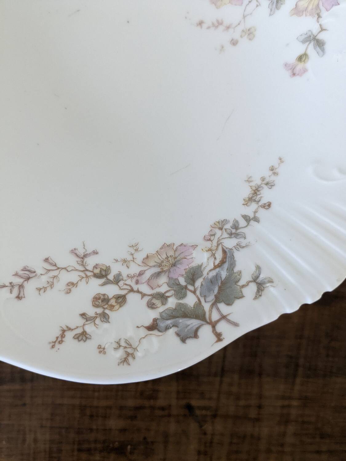 Compotier from the A.Hache & Compagnie earthenware factory in Vierzon