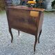 Curved donkey desk in walnut (secretary)