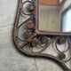 Rattan peacock mirror, 1970s