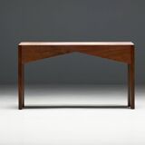 Mid-Century Walnut Bench, France, Late 20th Century