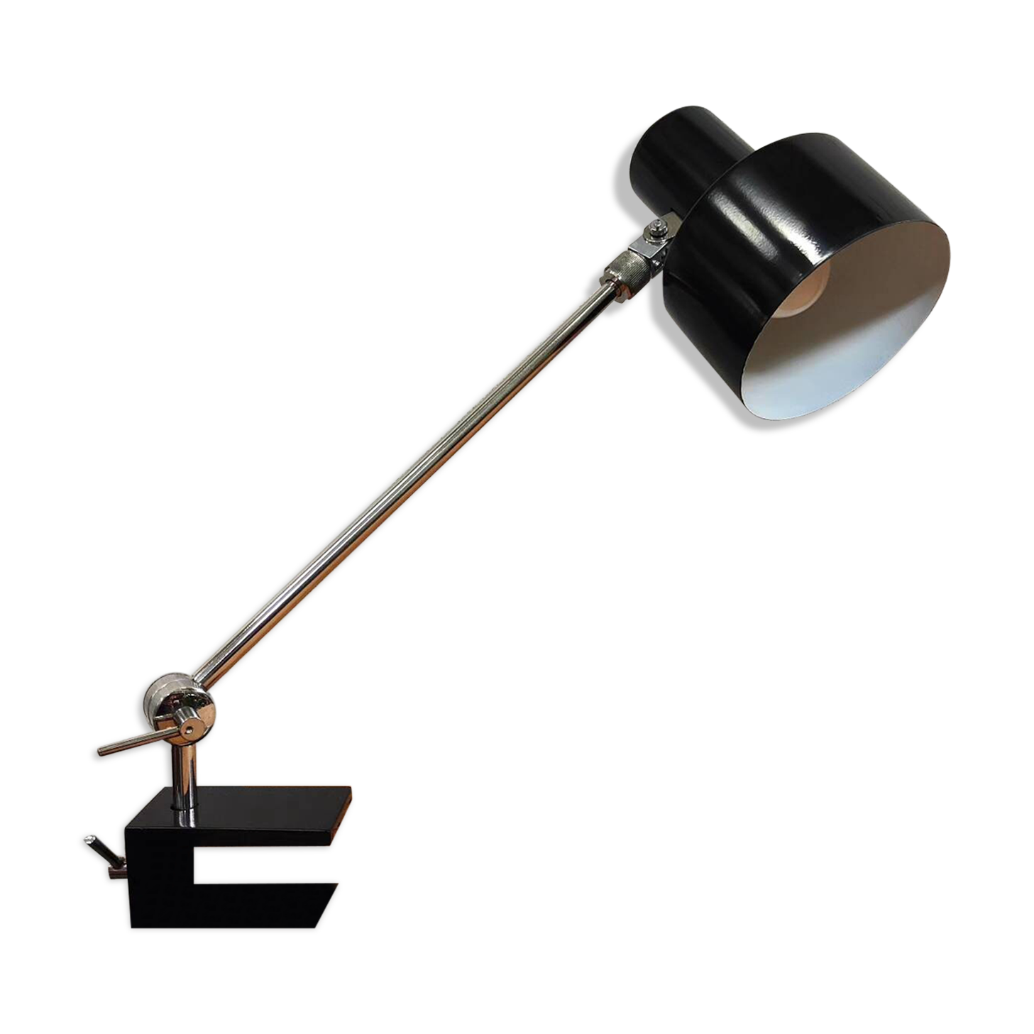 Vise lamp restored by Jan Suchan for Elektrosvit Czech Republic
