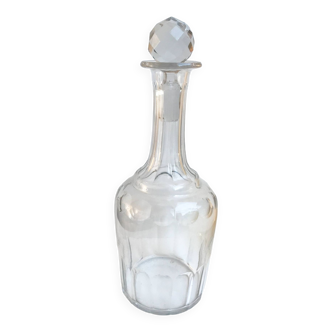 Large crystal wine carafe early 20th century