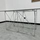 Dining table with folding base by Max Sauze Studio, France, 1970s