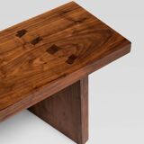 Walnut bench