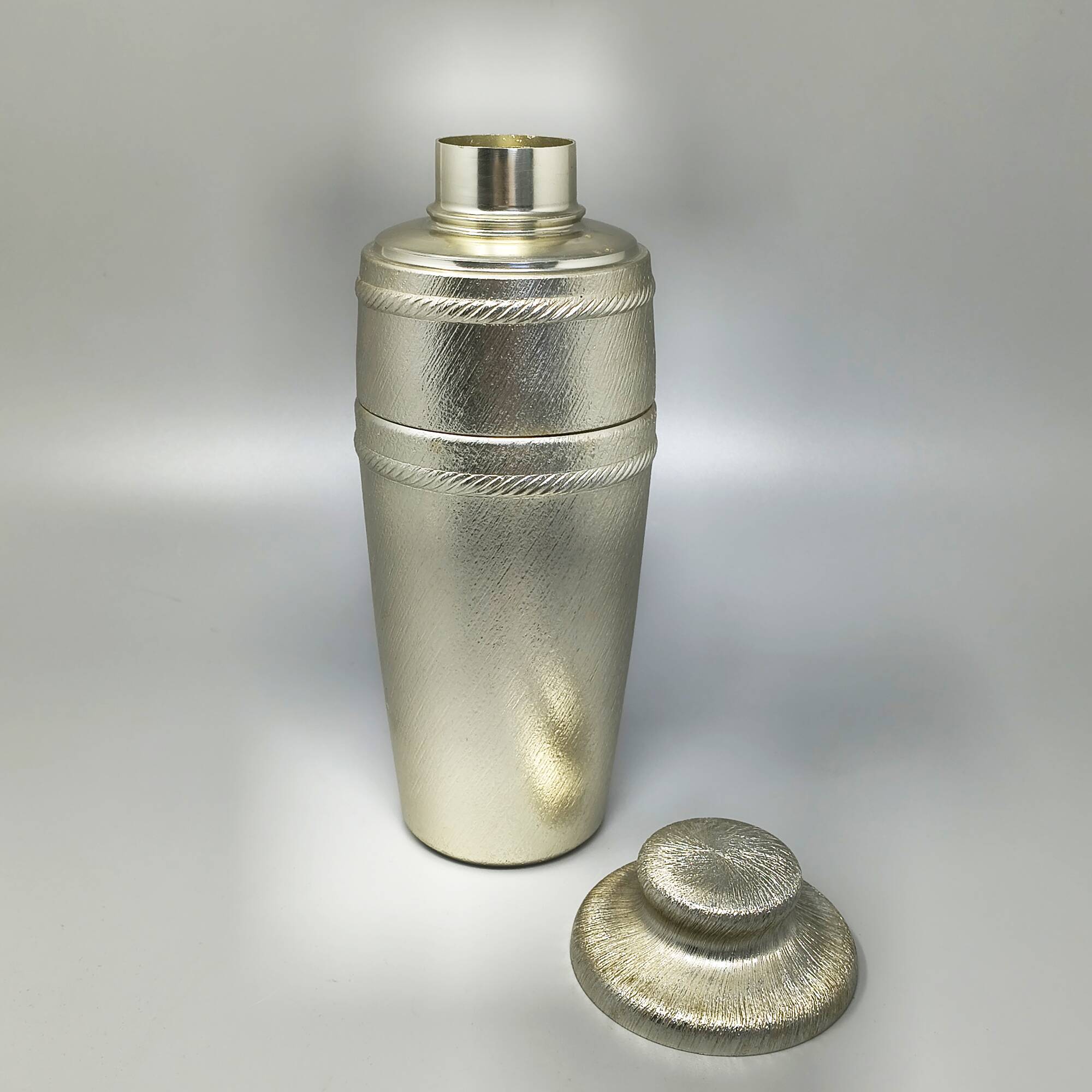 1960s Mid-Century Modern Italian Cocktail Shaker by Giovanni Alessi (FAO)