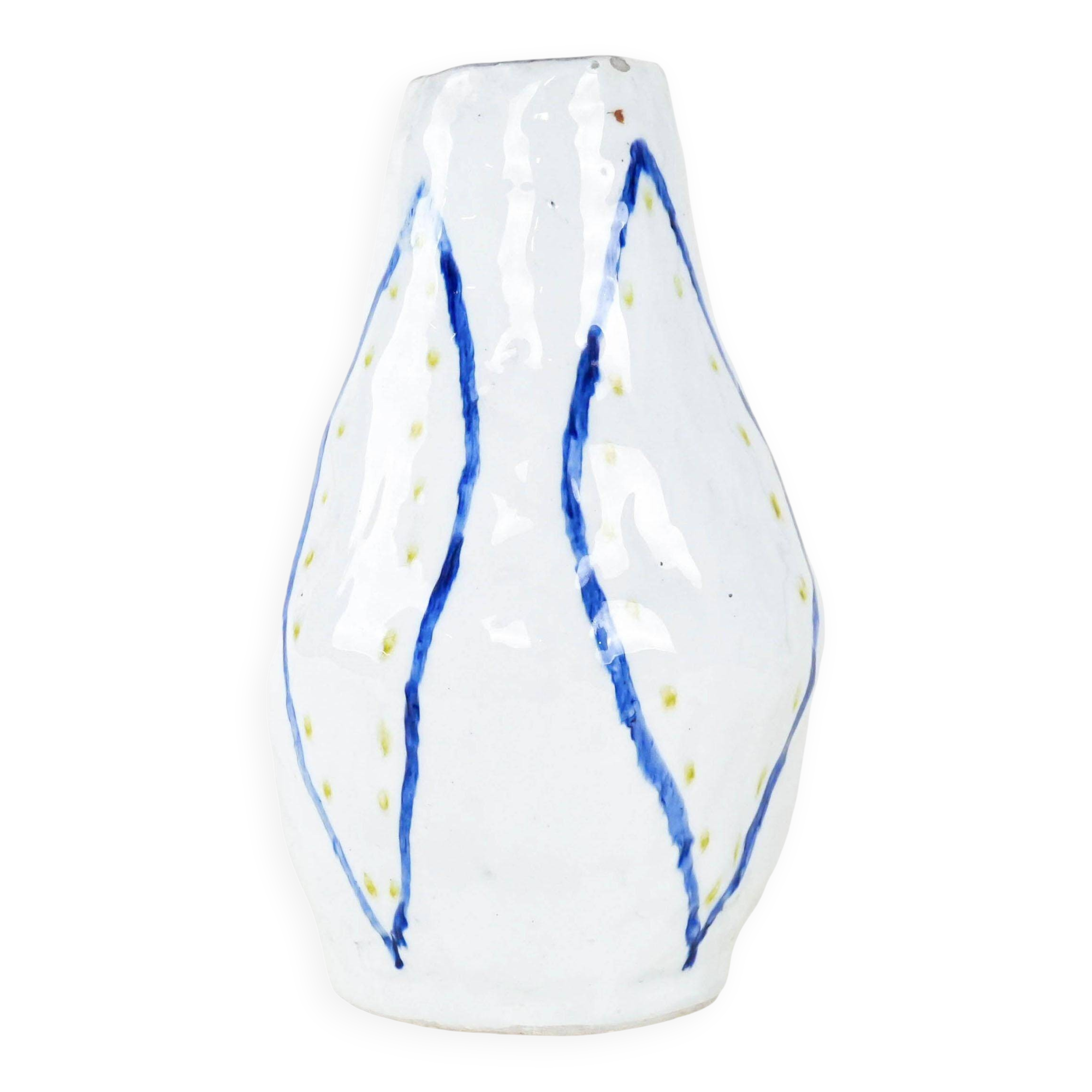 Ceramic vase, Italian design, 1960s, made in Italy