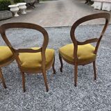 4 chaises style Louis Philippe en noyer