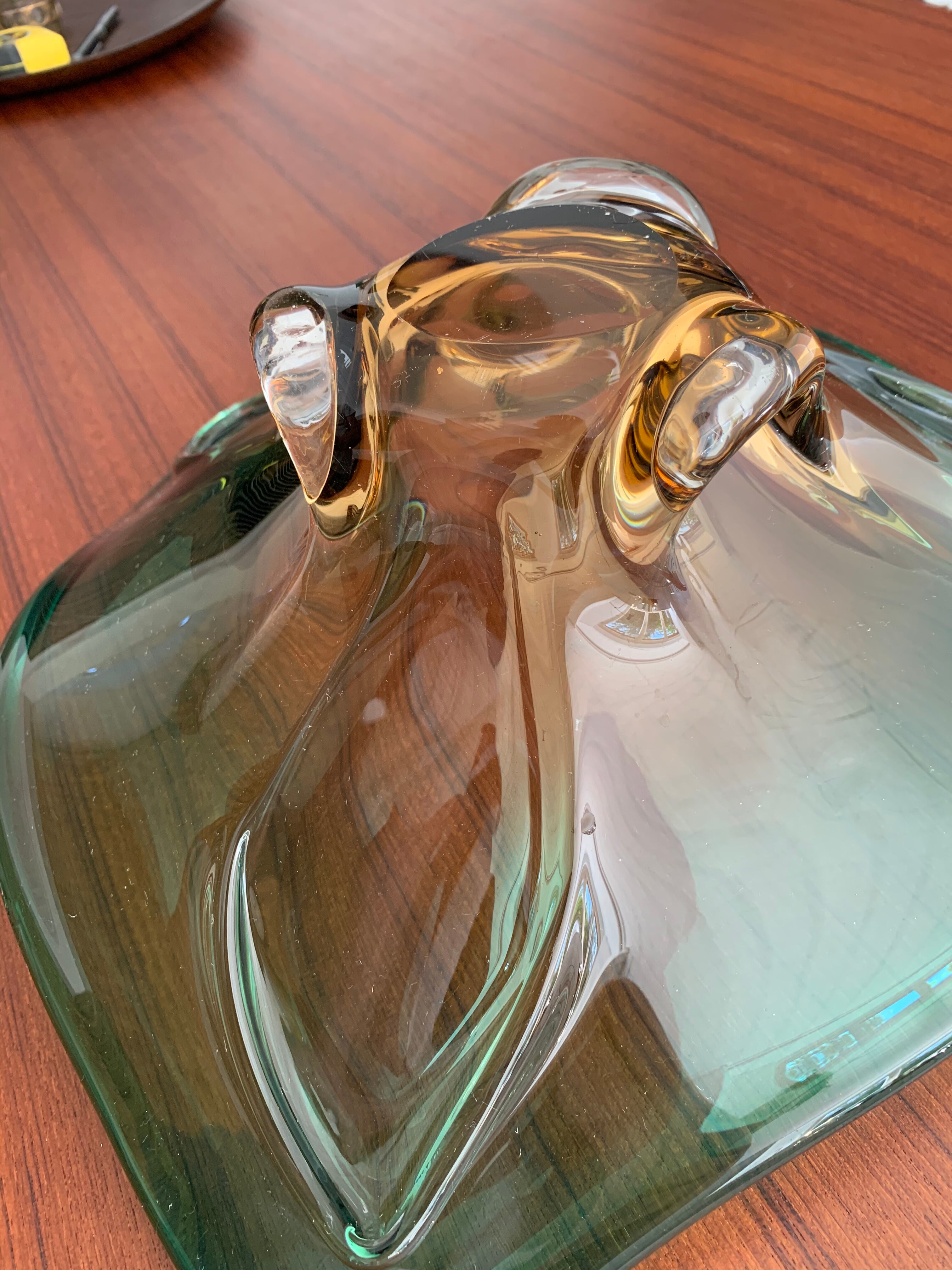 Vintage Murano glass cut