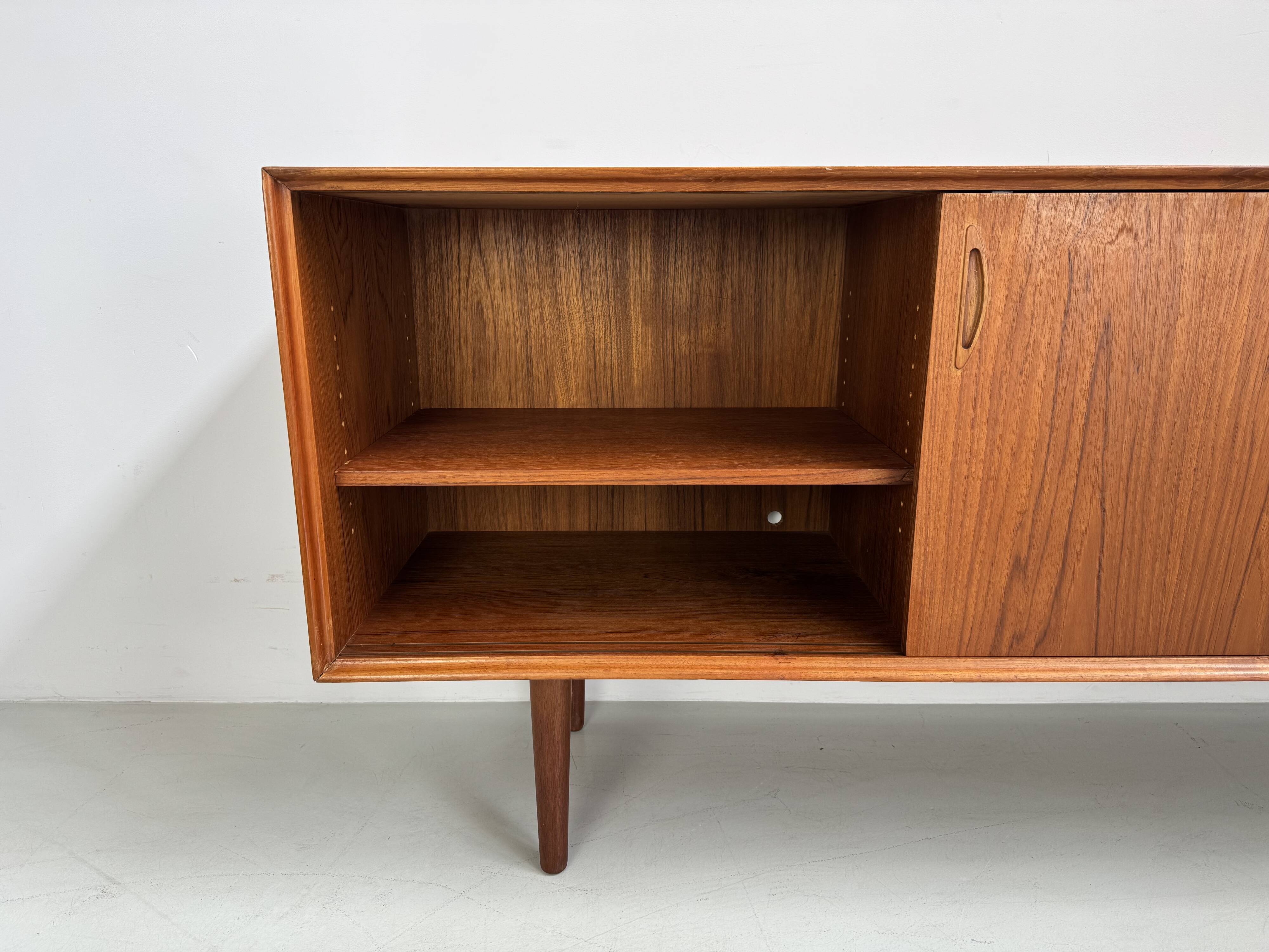 Rare and beautiful Danish sideboard by E. Pedersen & Son A-S Copenhagen.