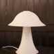 1970s Italian Murano lamp in white glass