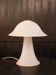 1970s Italian Murano lamp in white glass