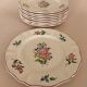 9 dessert plates “Réverbère fin” KG Lunéville