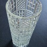 Vintage crystal large vase