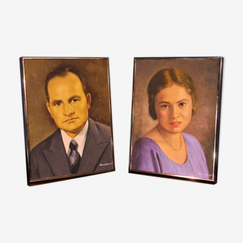 Portraits "Mr & Mme" 1950s