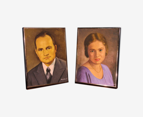 Portraits "Mr & Mme" 1950s