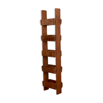 5-level shelf in Burmese teak