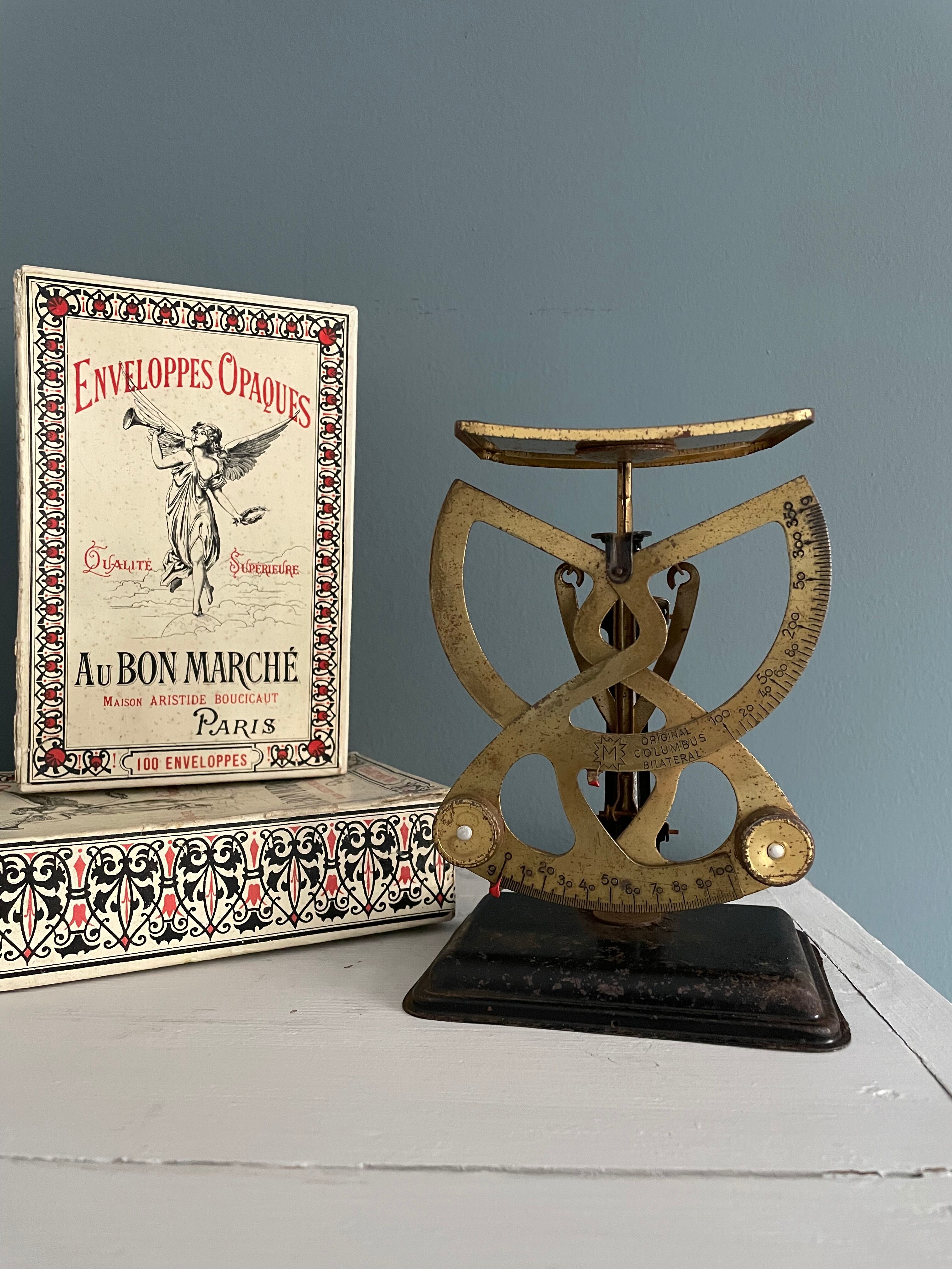 Letter scale 1900 Columbus Bilateral standing