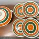 Service in faience of Gien 70s