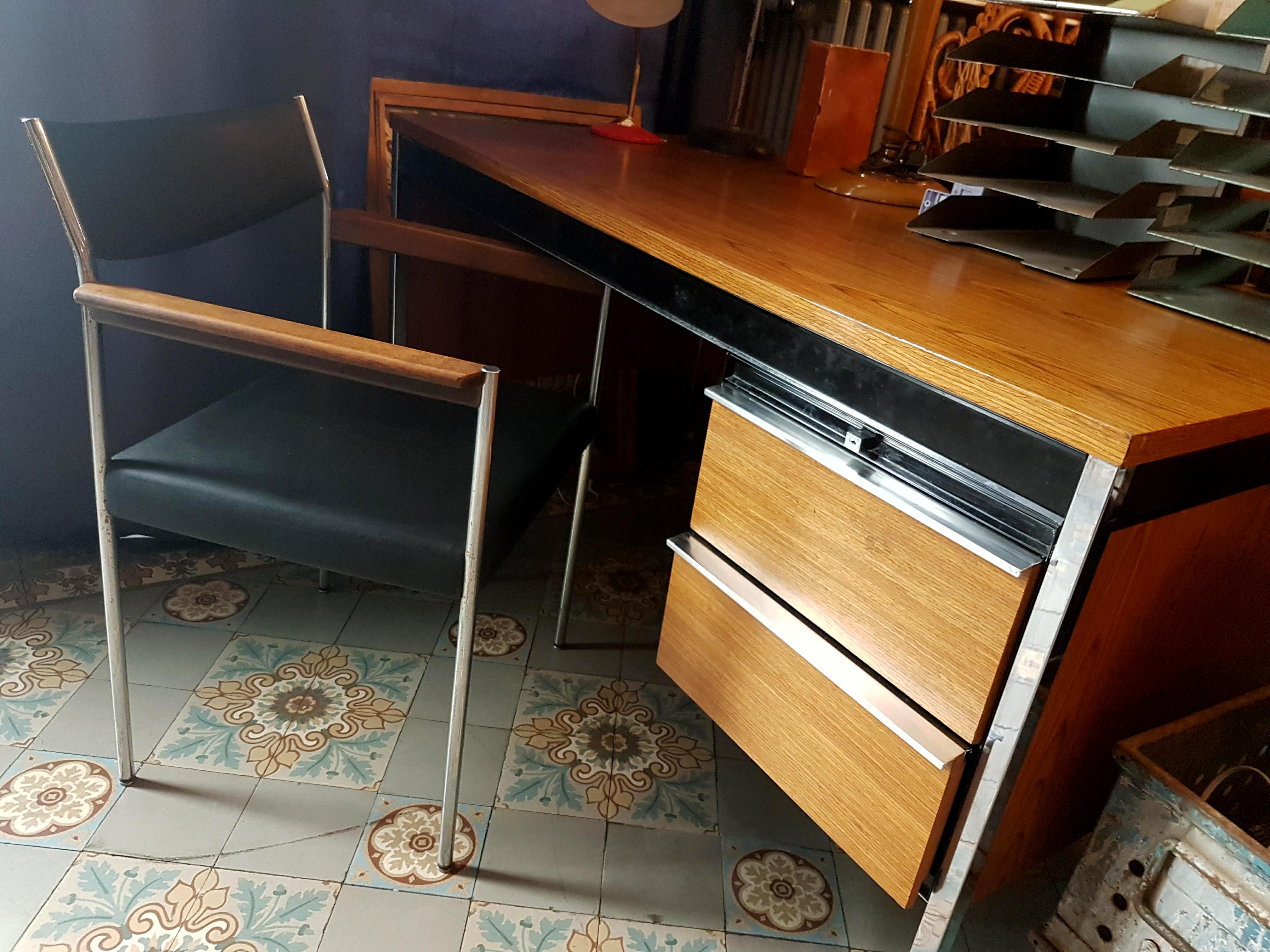 Fauteuil bureau en simili cuir