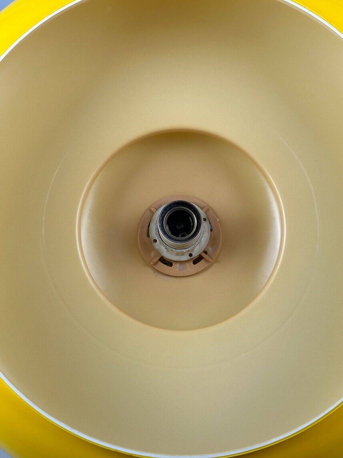 60s 70s ceiling lamp hanging lamp plastic chrome metal space age design