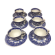 6 cups and under cups blue luneville kg