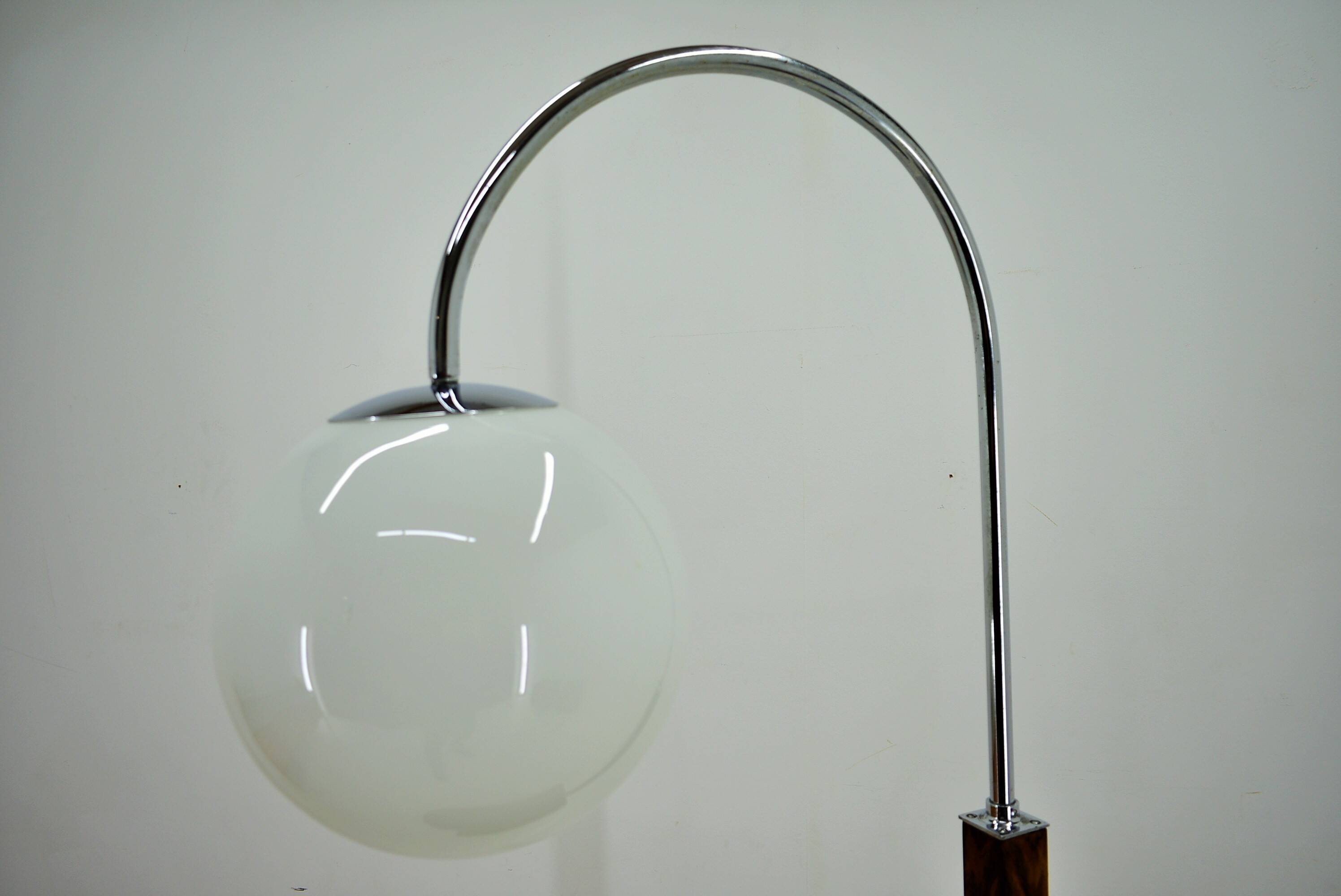 1930s Art Deco Floor Lamp, Czechoslovakia