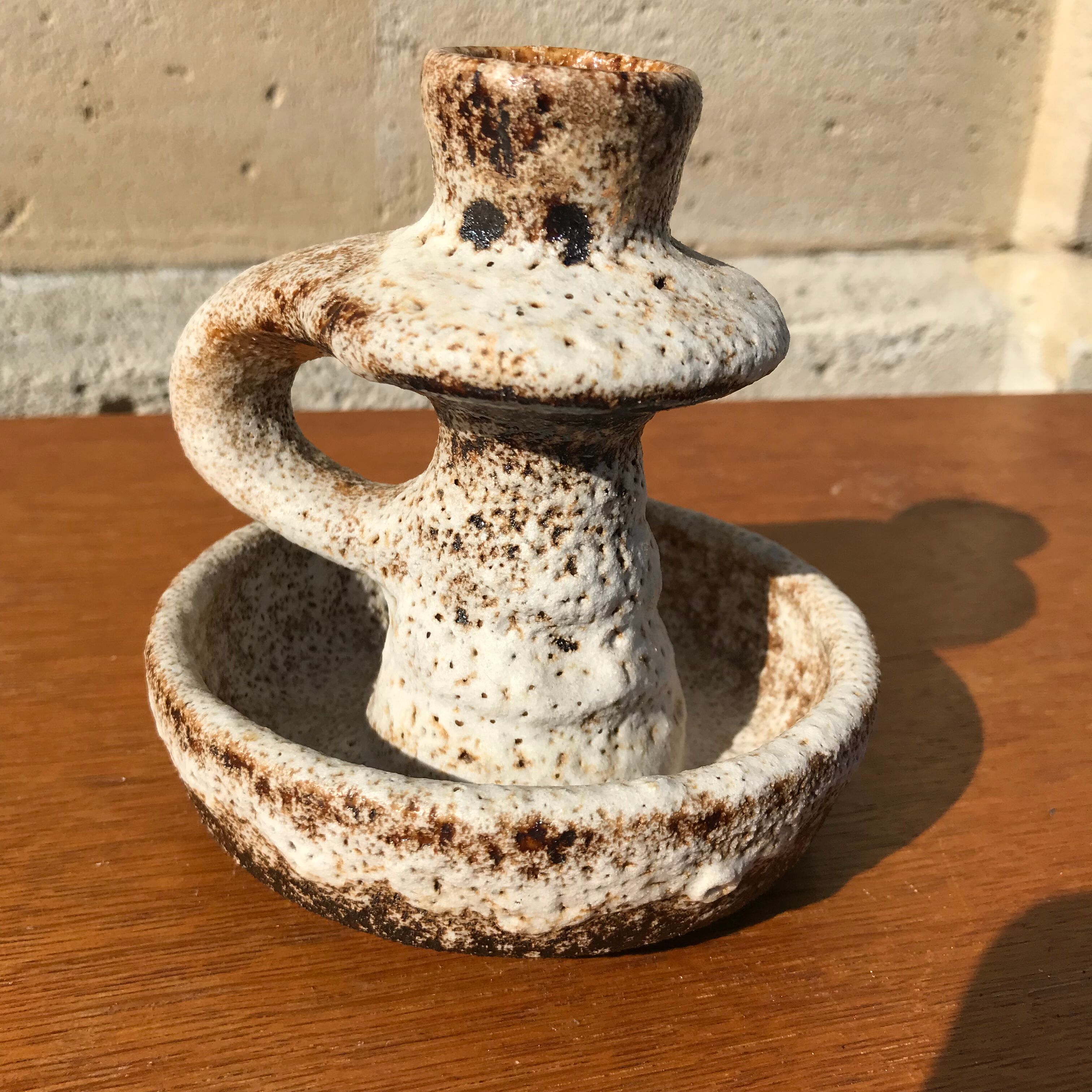 Ceramic candleholder