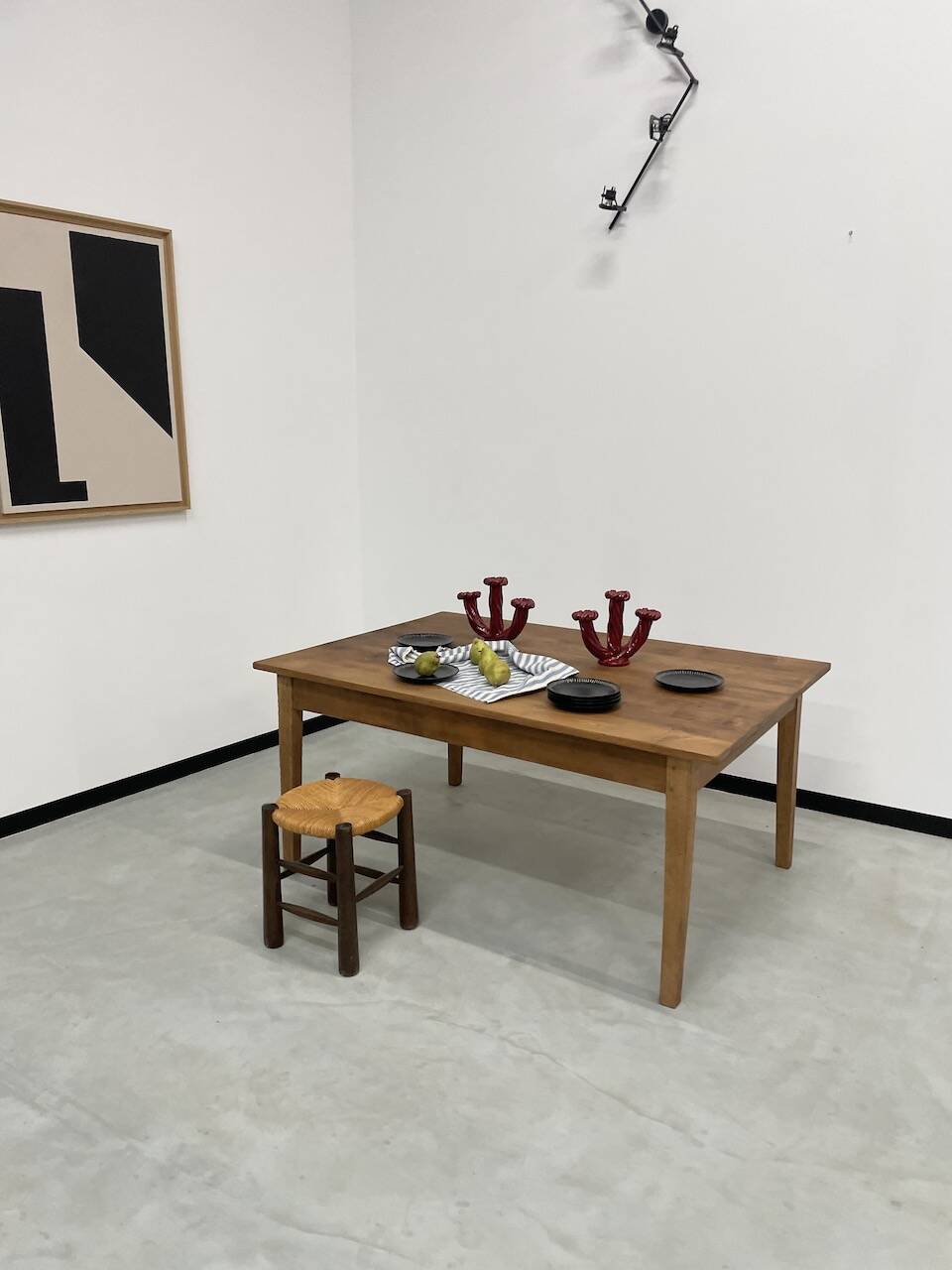 Pine farmhouse table 160 x 110 cm