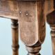Pair of antique high stools in solid wood