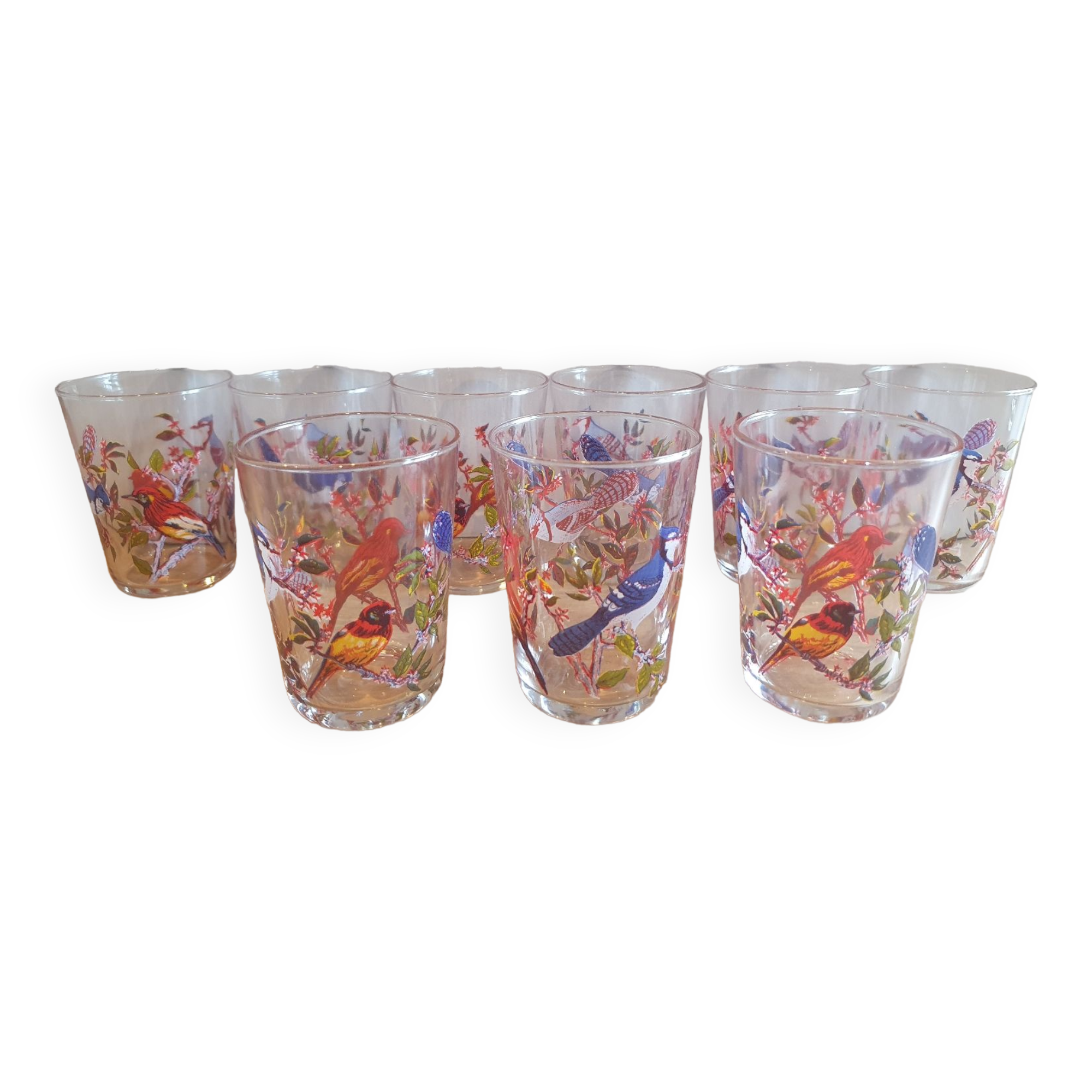 Vintage bird glasses