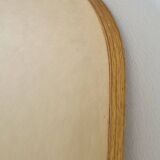 Scandinavian vintage wooden mirror