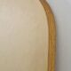 Scandinavian vintage wooden mirror