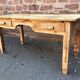 Table de ferme vintage bois naturel 1920