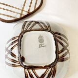 Ceramic vegetable dish from Lunéville-Badonviller