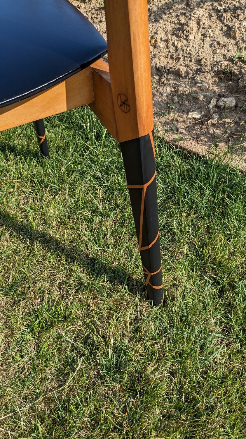 Vintage Scandinavian chair upgraded