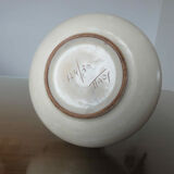 Italy vase in ceramic floral motif 60s